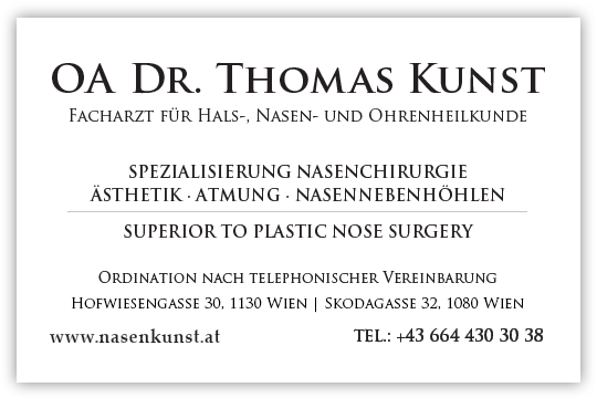 HNO Wien 1080 / 1130 - Dr. Kunst